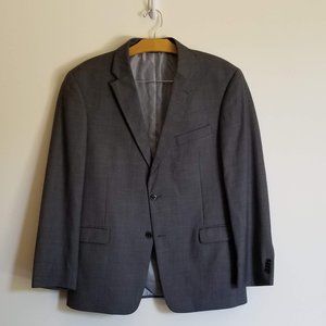 Tommy Hilfiger Charcoal Grey Wool Two Piece Suit